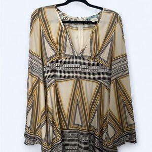 Geometric Patterned Women's Dress- Vintage 2009